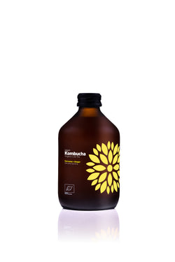 Kombucha Bio Curcuma + Ghimbir, 330ml