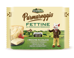 Brânză Tartinabilă Felii cu Parmezan Parmareggio Fettine, 150 g