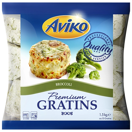 Cartofi Gratinati cu Broccoli Aviko, 1,5 kg