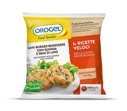 Miniburger Vegetal Orogel, 1 kg