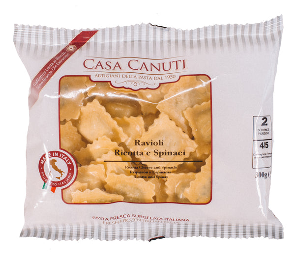 Paste Canuti Ravioli cu Ricotta și Spanac, 300 g
