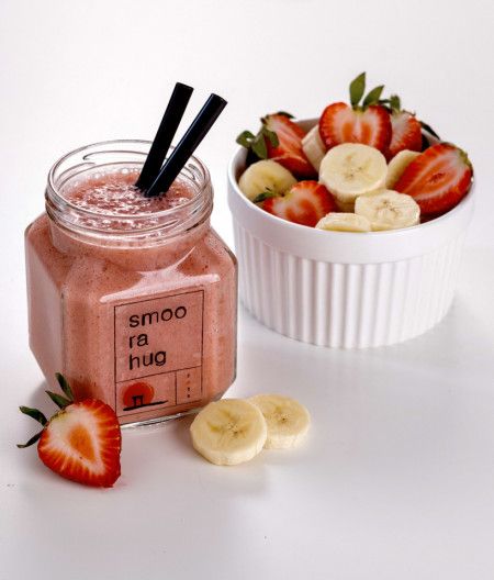 Mix de fructe pentru smoothie - Căpșune, Banane, 150 g