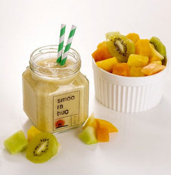 Mix de fructe pentru smoothie - Kiwi, Mango, Pepene, Ananas, 150 g
