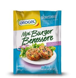 Miniburger Vegetal Orogel, 1 kg